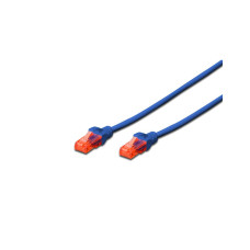 Патч-корд 1м, UTP, cat.6, CCA, AWG 26/7, PVC, blue Digitus (DK-1612-010/B)