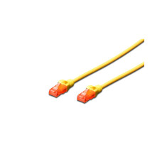 Патч-корд 1м, UTP, cat.6, CCA, AWG 26/7, PVC, yellow Digitus (DK-1612-010/Y)