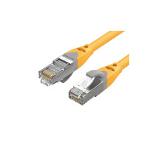 Патч-корд 1м, S/FTP cat 6A RJ-45 yellow Vention (IBHYF)