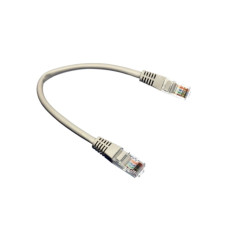 Патч-корд 0.25м UTP cat.5e, CU, grey Kingda (PAUT3025-CU-GY)
